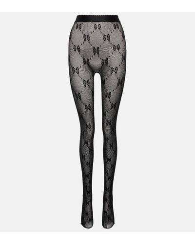 Gucci GG Tulle Tights - Black