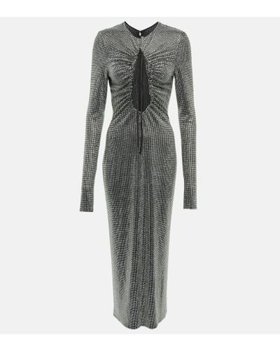 Christopher Kane Mercury Embellished Gown - Gray