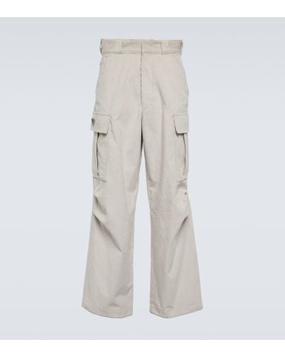 Prada Pantalon cargo en coton - Neutre