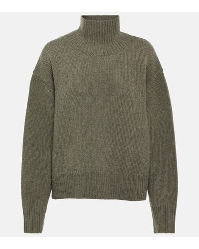 Nili Lotan Omaira Wool Sweater - Green