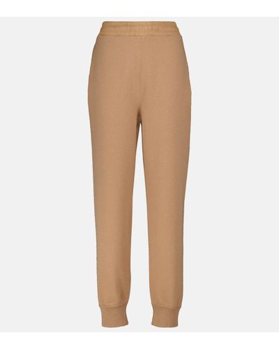 Moncler Wool And Cashmere Joggers - Natural