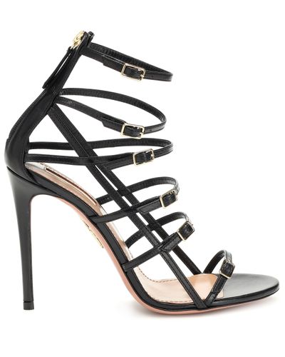 aquazzura supermodel buckle sandals