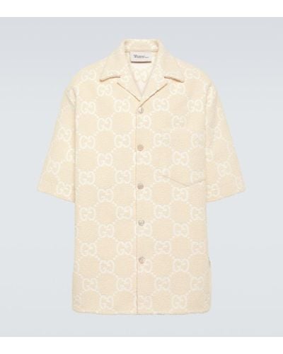 Gucci GG Terrycloth Shirt - Natural