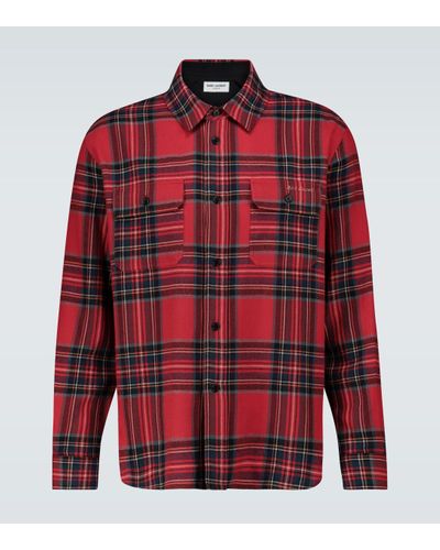 Chemises Saint Laurent pour homme | Réductions en ligne jusqu'à 30 % | Lyst