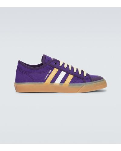 wales bonner purple adidas edition nizza sneakers