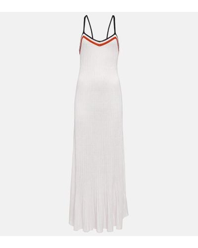Gabriela Hearst Moira Cashmere And Silk Maxi Dress - White