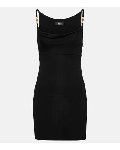 Versace Vestido corto Medusa '95 de jersey - Negro