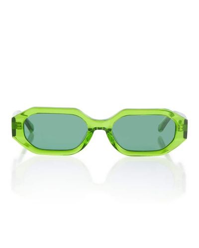 The Attico X Linda Farrow Irene Sunglasses - Green