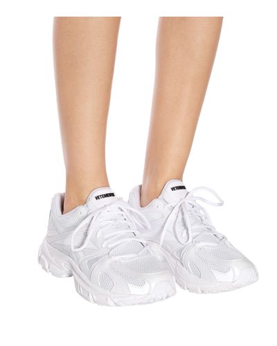 Vetements X Reebok Spike Runner 200 Sneakers in White - Lyst