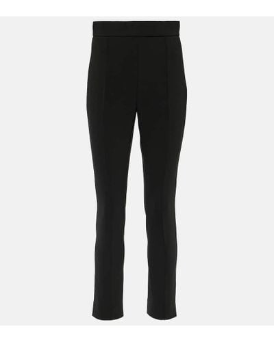 Carolina Herrera High-rise Slim Pants - Black