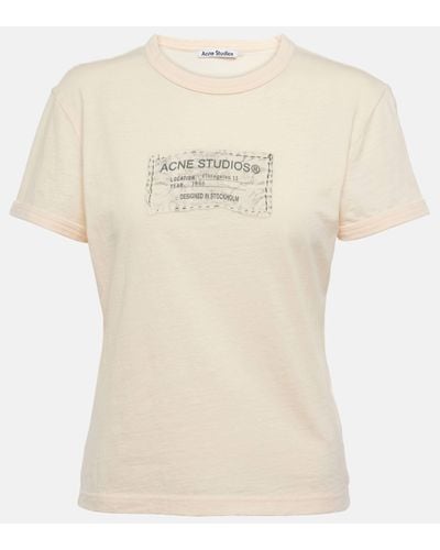 Acne Studios T-shirt imprime en coton - Neutre