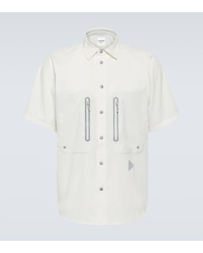 and wander Technical Shirt - White