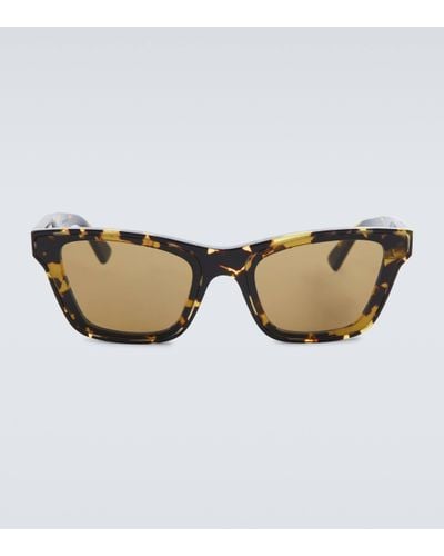 Bottega Veneta Tortoiseshell Sunglasses - Brown