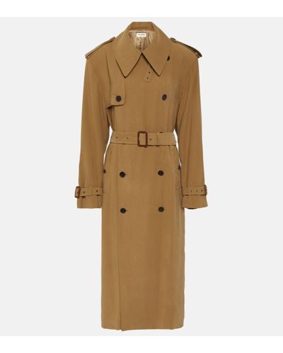 Saint Laurent Trench-coat - Neutre