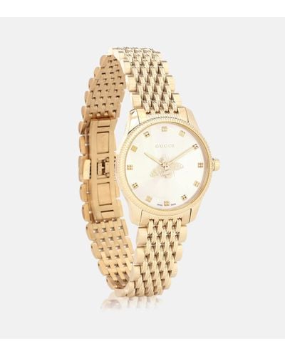 Gucci G-timeless 29mm Gold Pvd-plated Watch - Metallic