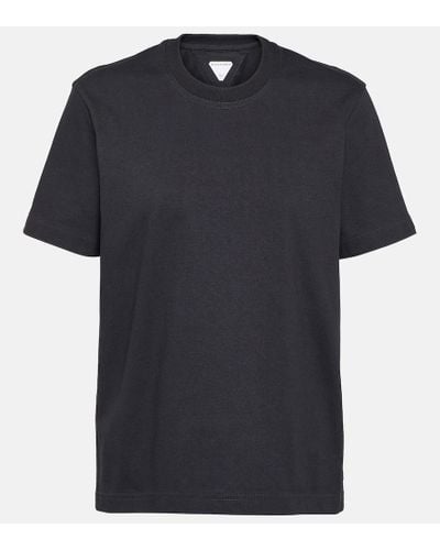 Bottega Veneta T-Shirt aus Baumwoll-Jersey - Schwarz