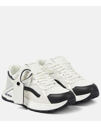 Off-White c/o Virgil Abloh Sneakers Kick Off aus Leder - Weiß