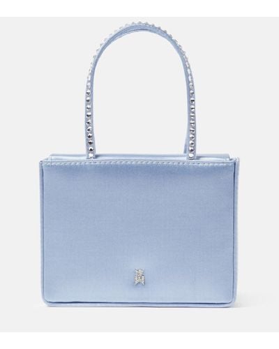AMINA MUADDI Superamini Gilda Embellished Tote Bag - Blue