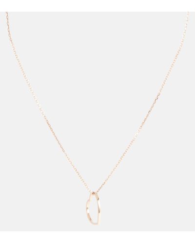 Repossi Halskette Antifer Heart aus 18kt Rosegold - Weiß