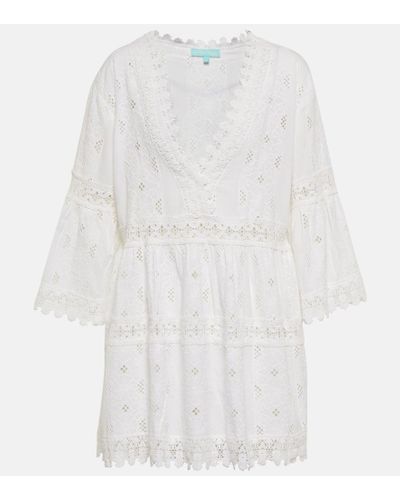 Melissa Odabash Victoria Cotton Minidress - White