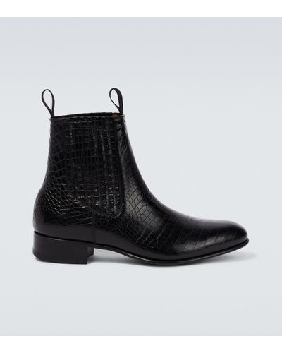 Tom Ford Chelsea Boots - Schwarz