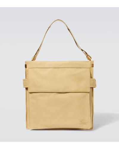 Burberry Trench Canvas Tote Bag - Natural