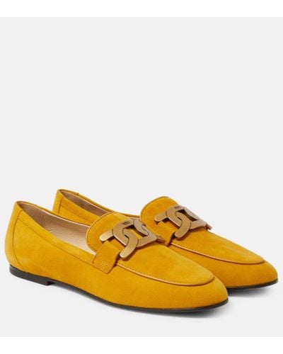 Tod's Mocassini Kate in suede - Giallo
