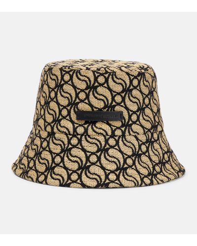 Stella McCartney Patterned Cotton-blend Bucket Hat - Metallic