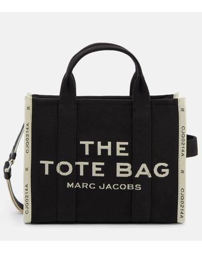 Marc Jacobs Sac The Medium en toile jacquard - Noir