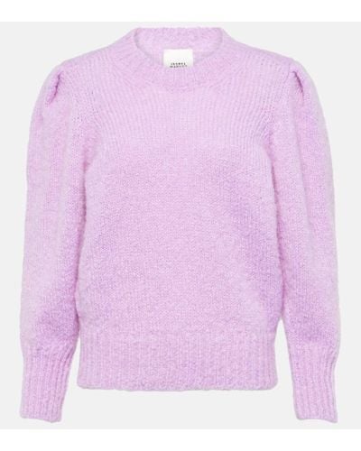 Isabel Marant Emma Mohair-blend Sweater - Pink