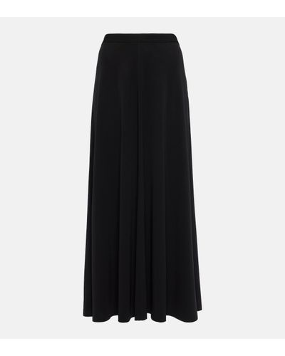 Totême Jersey Maxi Skirt - Black