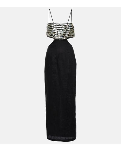 STAUD Jada Cut-out Maxi Dress - Black