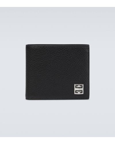 Givenchy 4g Grained Leather Bifold Wallet - Black