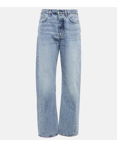 Totême High-rise Straight Jeans - Blue