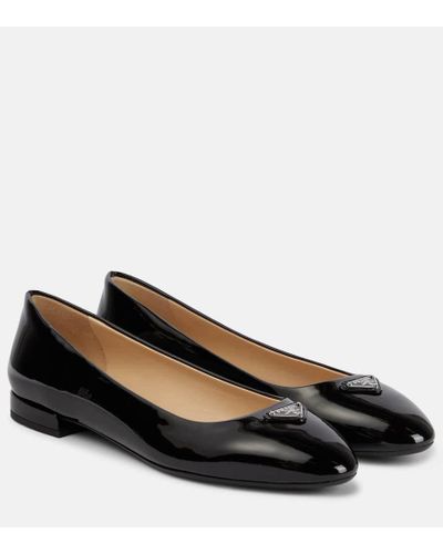 Prada Ballerine in vernice - Nero