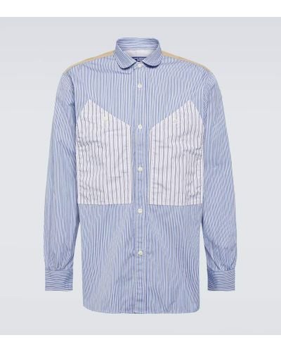 Junya Watanabe X Roy Lichtenstein Hemd aus Baumwolle - Blau