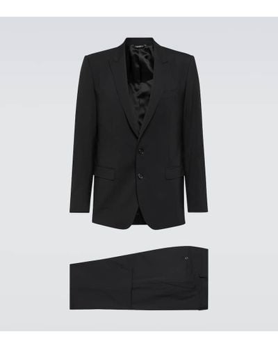 Dolce & Gabbana Anzug aus Wolle - Schwarz