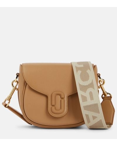 Marc Jacobs The Small Saddle Leather Shoulder Bag - Brown