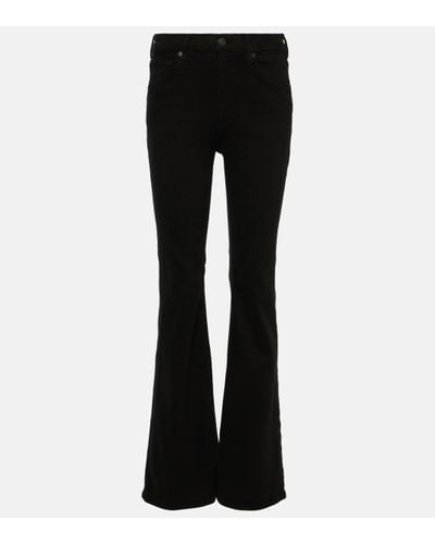 Citizens of Humanity Isola Mid-rise Flared Jeans - Black