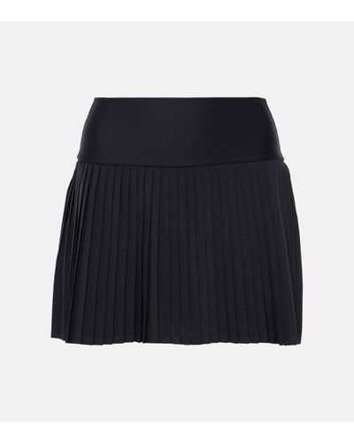 Alo Yoga Grand Slam Pleated Tennis Skirt - Black