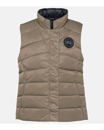 Canada Goose Freestyle Satin Down Vest - Brown