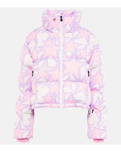 Perfect Moment Nevada Quilted Ski Jacket - Pink