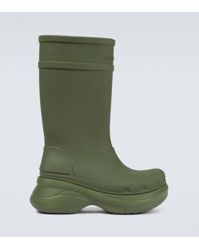 Balenciaga Crocs Boots - Green