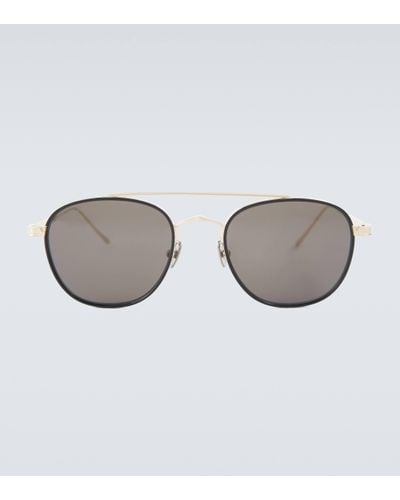 Cartier Signature C Round Sunglasses - Brown