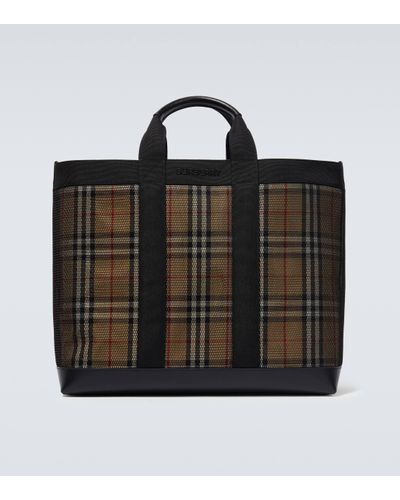 Burberry Cabas Vintage Check - Noir