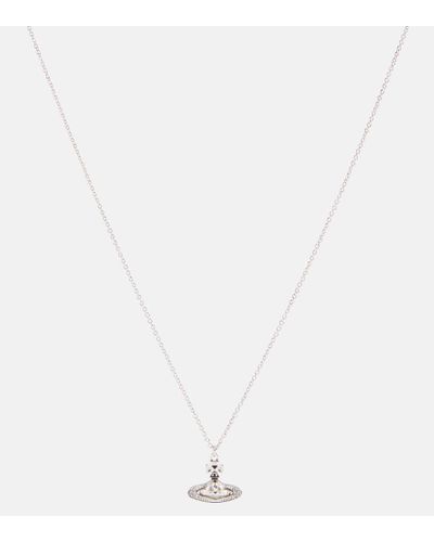 Vivienne Westwood Halskette Pina - Weiß