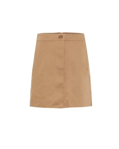 Givenchy Cotton-gabardine Shorts - Natural