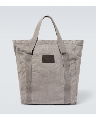 Our Legacy Flight Canvas Tote Bag - Gray