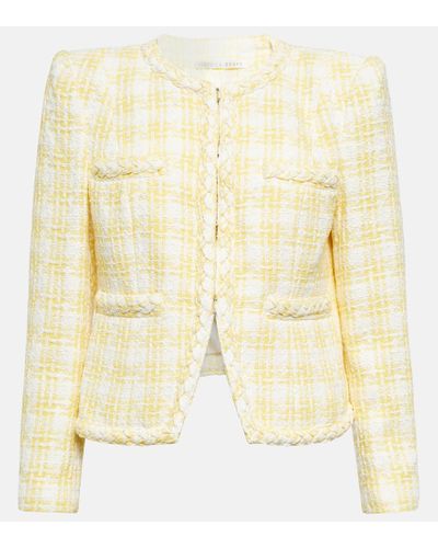 Veronica Beard Giacca Byrne in tweed a quadretti - Giallo