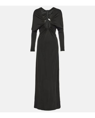 Christopher Esber Arced Dolman Maxi Dress - Black